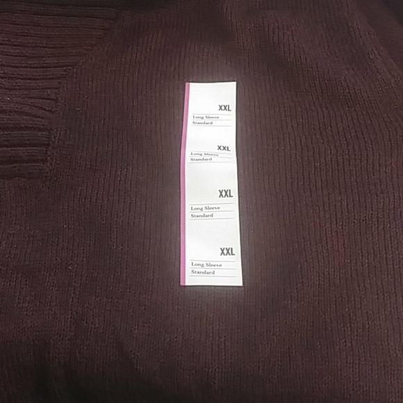 Goodfellow & Co Mens' Pullover Shawl Sweater Burgundy M, XXL - Picture 4 of 4